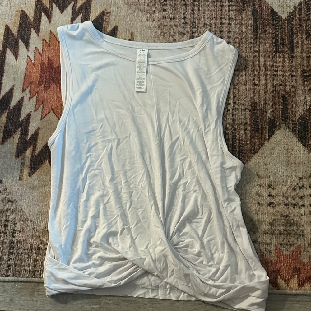 ALO Yoga White Tank Top
